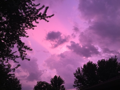 purple clouds on Tumblr