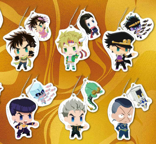 highdio:All Jojo Pitter Patter Pop! keyring charms so far.  By...