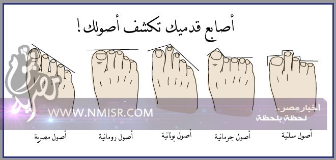 نجوم مصرية اعرف اصلك من اصابع قدميك انتشرت على صفحات الفيس