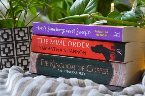 bookstack: there's something about sweetie, the mime order, the kingdom of copper