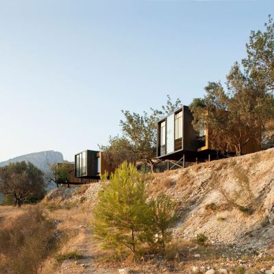 archilovers:<br /><br />A new architectural concept for hotels based on innovation and modularity. After having overcome several challenges because of the natural setting, Vivood​ opened its first landscape hotel in Spain providing all amenities of a luxury hotel plunged into nature: http://bit.ly/1KuzwNY<br />