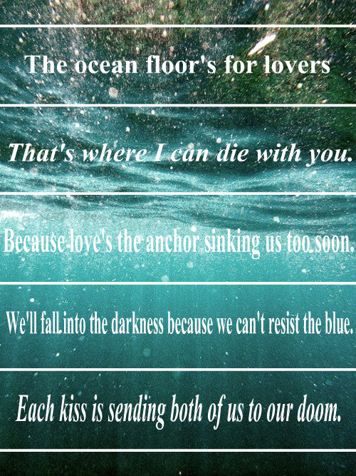Chicka0903 Ocean Floor Lyrics By Allstar Weekend
