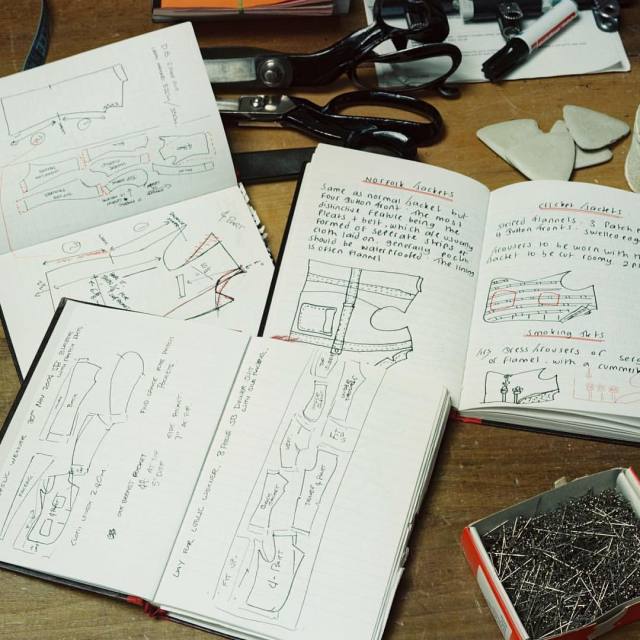 Anderson &amp; Sheppard — Notebooks from the cutting room. The 