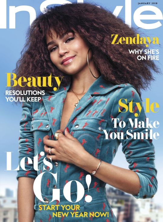 Zendaya Covers InStyle Mag - January 2018