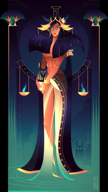 manticoreimaginary:Egyptian gods by YiladeBuy prints 