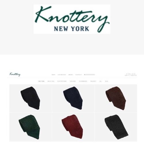 The @knotteryny silk knit 3” pointed ties are available for mid...