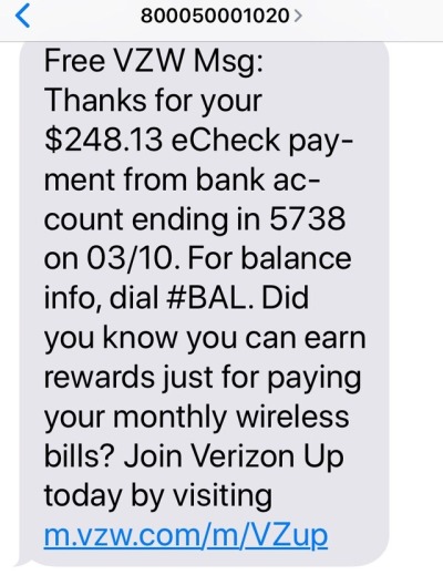any way to mark text as spam in verizon messaging do