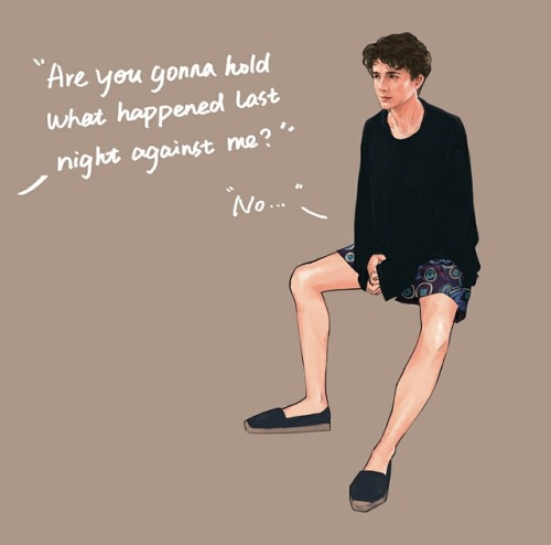 wantedu2know:liltimmytimturner:Elio Perlman outfits and...