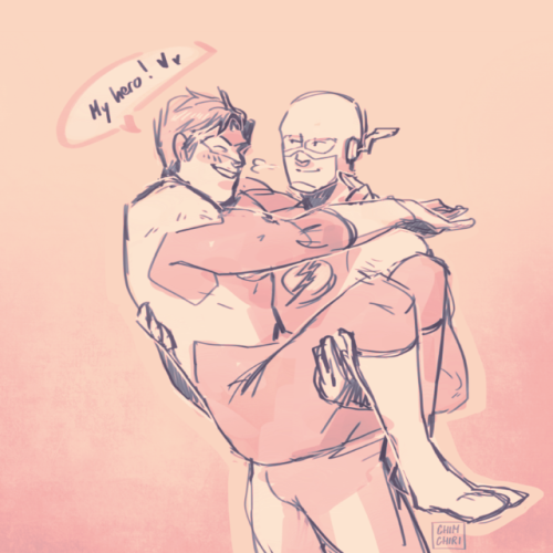 chimchiri:Hal fooling around and making Barry carry him...