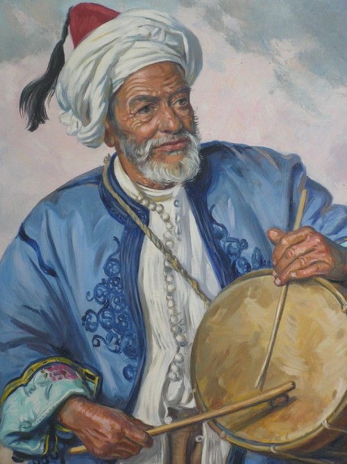 Louis Endres (1896-1989) - North-African drummer.