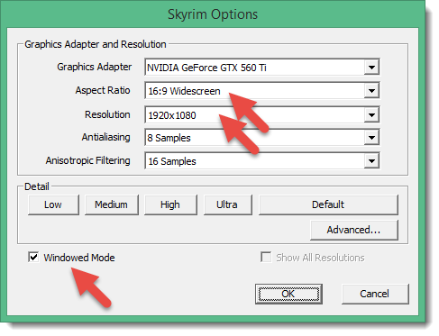 skyrim borderless window mod