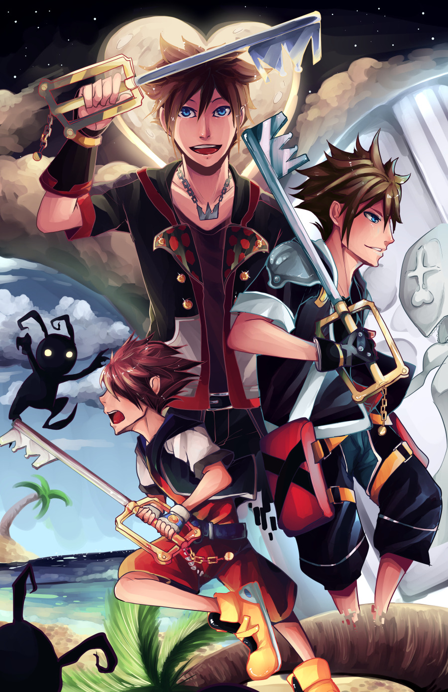 ALL THE ARTS — A Kingdom Hearts poster I’ve been working on for...