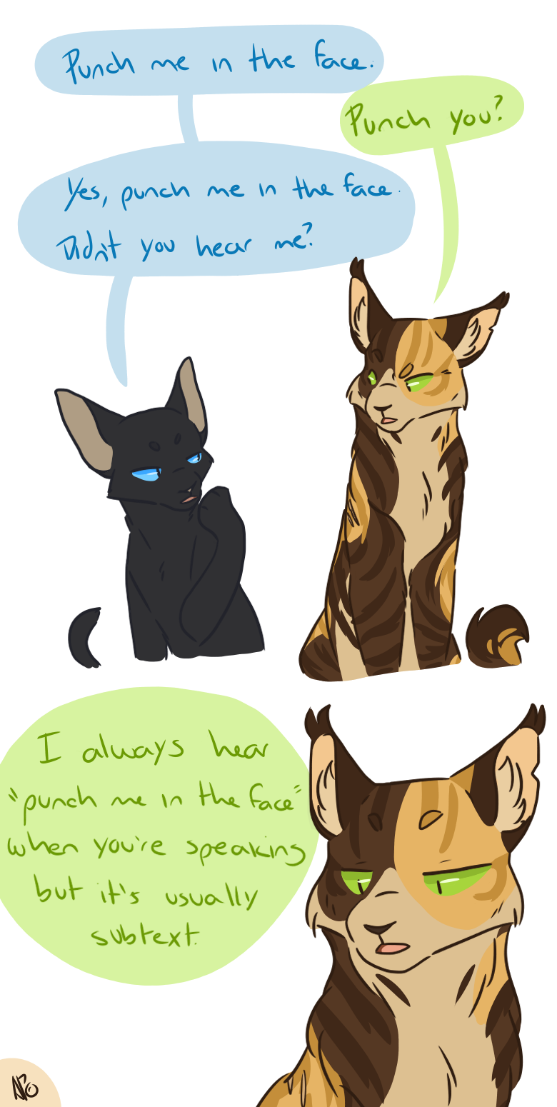 Shadowclan Stan — Tawnypelt doesn’t hold back folks