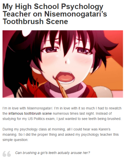 Featured image of post Toothbrush Anime Meme