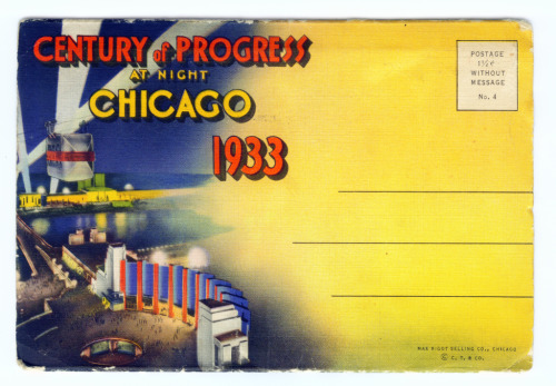 Century of Progress Postcards, 1933