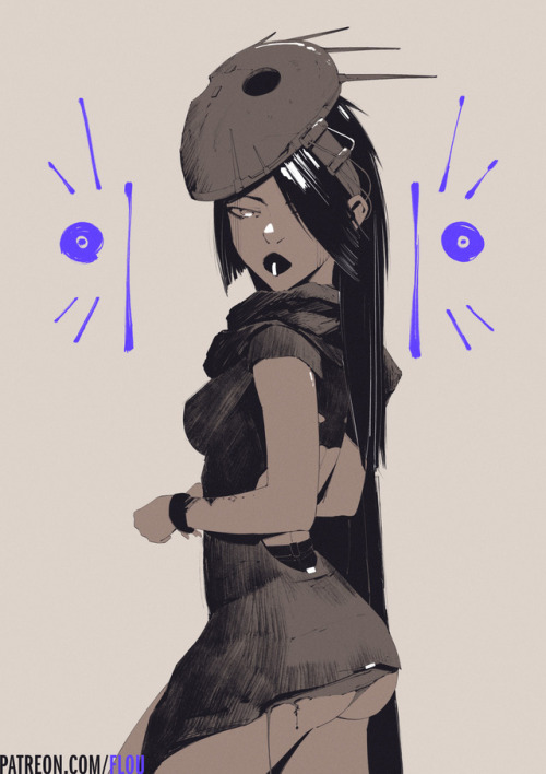 flou-art:Day 01 :: trying to add some colors, textures and...