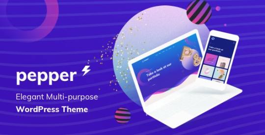 Pepper v1.4 – Elegant Multi Purpose WordPress Theme Nulled