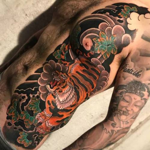 60 Fabulous Tiger Tattoos On Rib  Tattoo Designs  TattoosBagcom