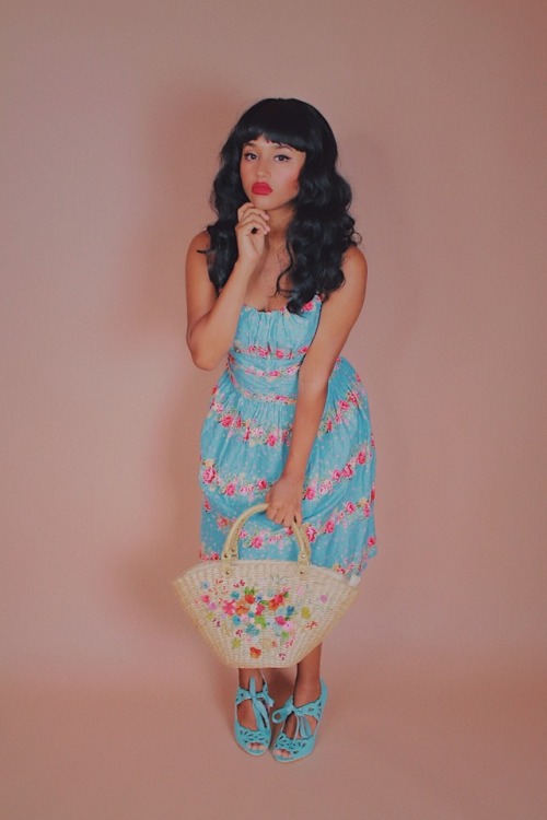 randinicholejoan:DRESS: Voodoo VixenSHOES: Bettie PageBAG:...