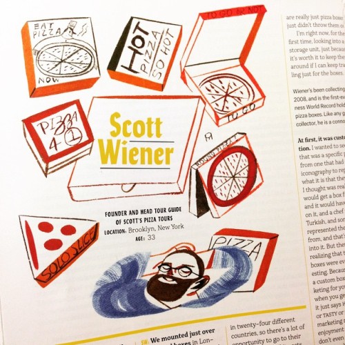 Did a batch of illos for the latest @luckypeach, and this one in...