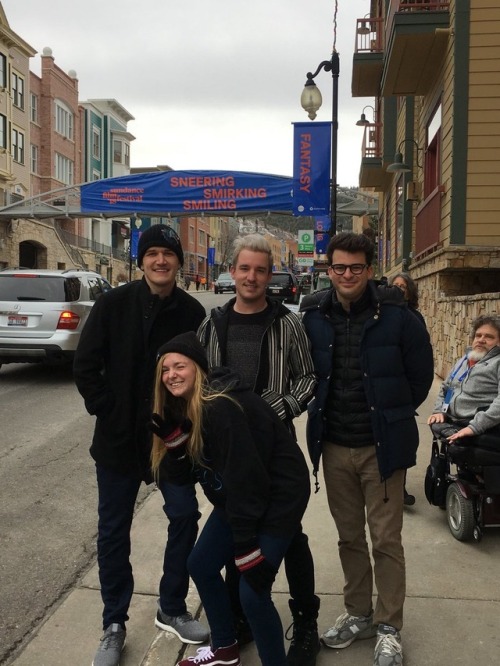  ElsieKFisher: “Me and the homies at #SundanceFilmFestival”