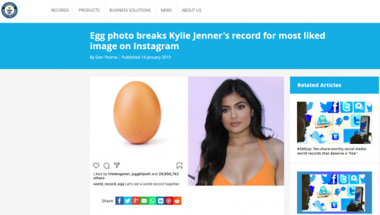 world record egg is mentioned on the official site of the world record guinness