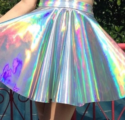 holo skirt tumblr
