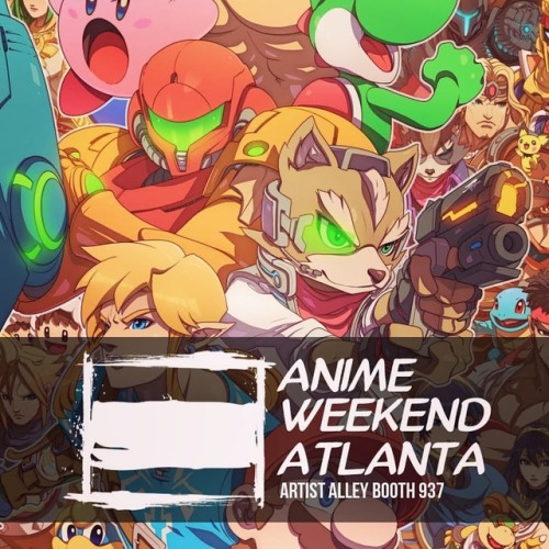 I’ll be at @animeweekendatlantaofficial this weekend! Drop by...