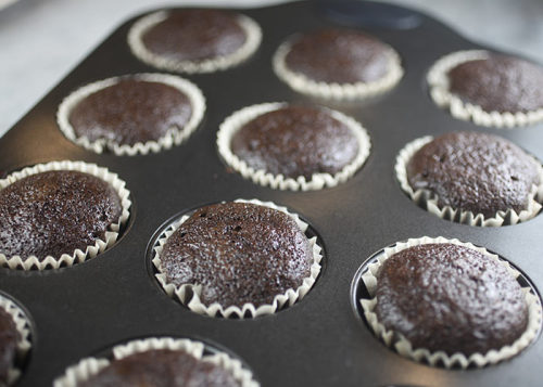 ugly–cupcakes:CHOCOLATE PEANUT BUTTER CUPCAKES