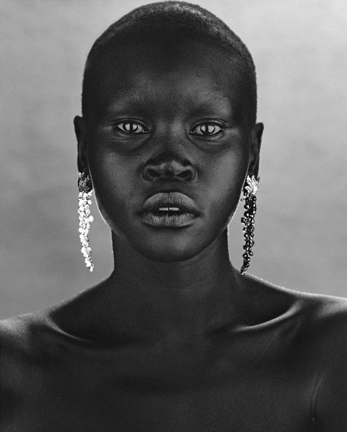 ejakulation:‘With & Without’, Alek Wek photographed by...