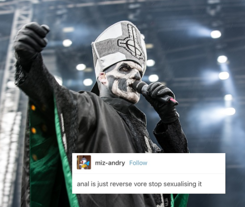 infcstissumam:Mostly Papa Emeritus II Text Posts FT. Papa...