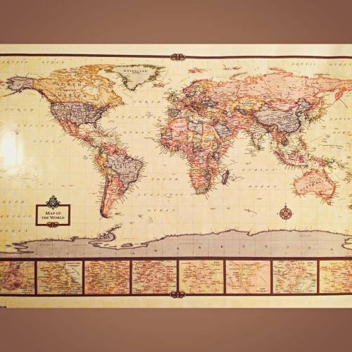 psychodelicate-kiddo:#wanderlust #travel #map #worldmapno...