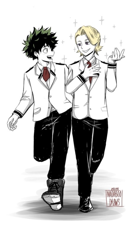 nadaboodraws:Deku’s and Aoyama’s friendship~ (remember 168)...