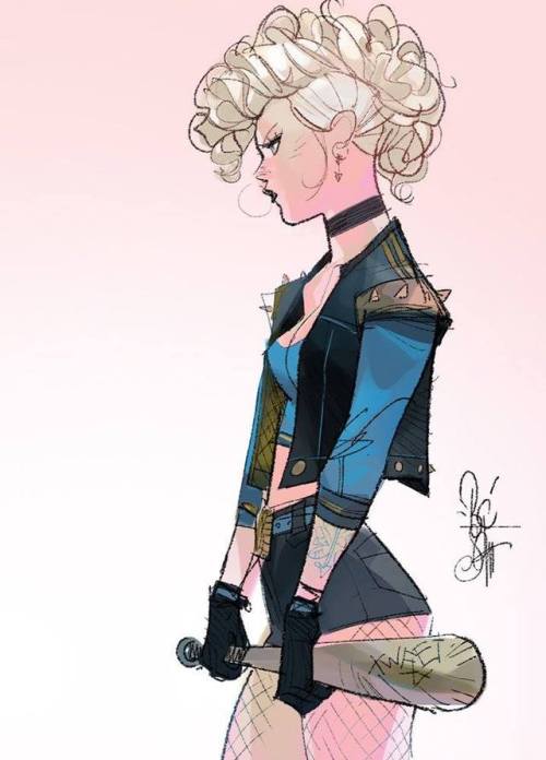 Black Canary by Otto Schmidt *