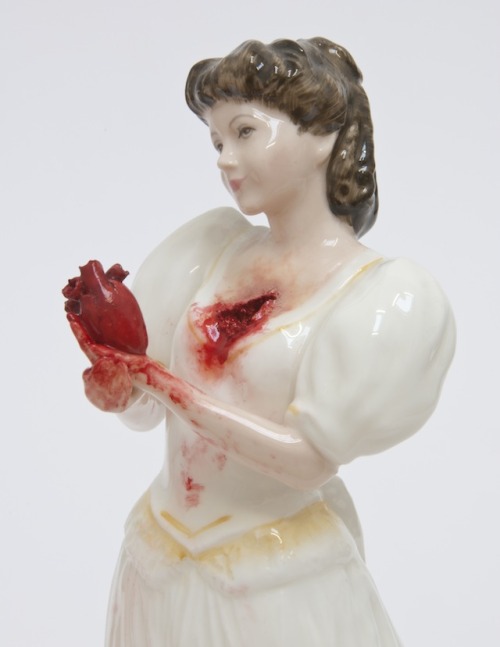 sixpenceee:Ceramic Ladies Gore by Jessica Harrison 