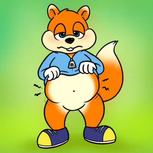 oxnards:Conker for meles-gluteus! NSFW version under cut: Keep...