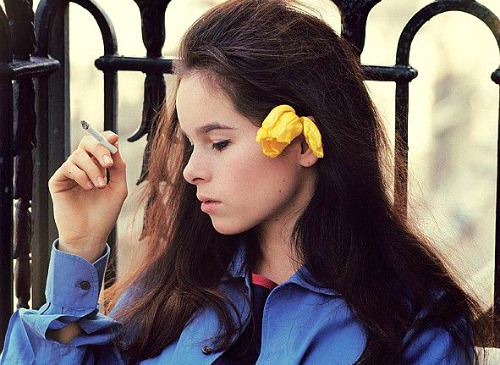 ladiesofthe60s:Geraldine Chaplin photographed by Milton Greene,...