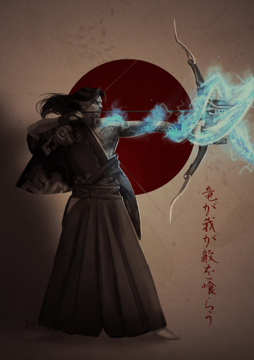 xmilitisx:Shimada Hanzo by Brook Milton