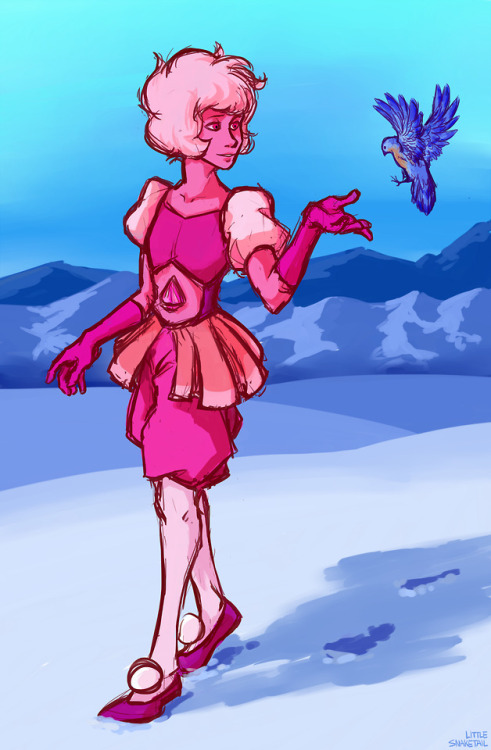 cupcakeshakesnake:Pink Diamond drawn from memory.The...