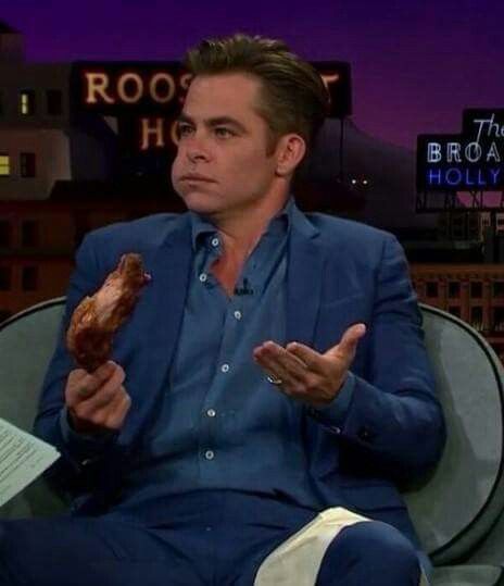 logismoi:Chris Pine eating is my kink