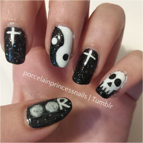 Porcelain Princess Nail Art One Ok Rock Take 1 Here S What I Came Up With