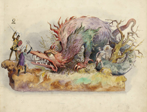 thatsacooldragon:Float designs, 1888-1904The Krewe of...