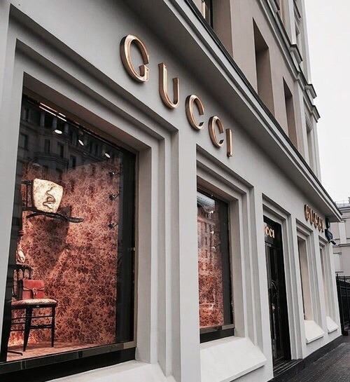 gucci store on Tumblr