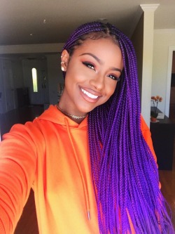 Purple Braids Tumblr