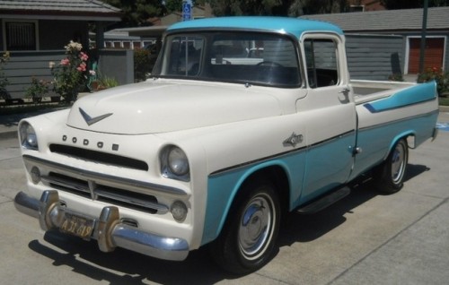 How’s this for different?  A 1957 Dodge Sweptside D100 in...