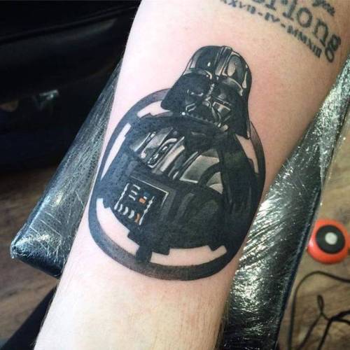 By Alex Hearn, done at Thirteen Tattoo, Waltham Abbey.... film and book;alexhearn;fictional character;darth vader;star wars;facebook;star wars characters;realistic;twitter;medium size