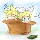 blog logo of Ask Chibi Len and Rin Kagamine