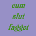 blog logo of Cum Slut Faggot
