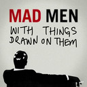 blog logo of Mad Men Screenshots with Things Drawn On Them