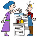 blog logo of The cashier struggle is all too real.